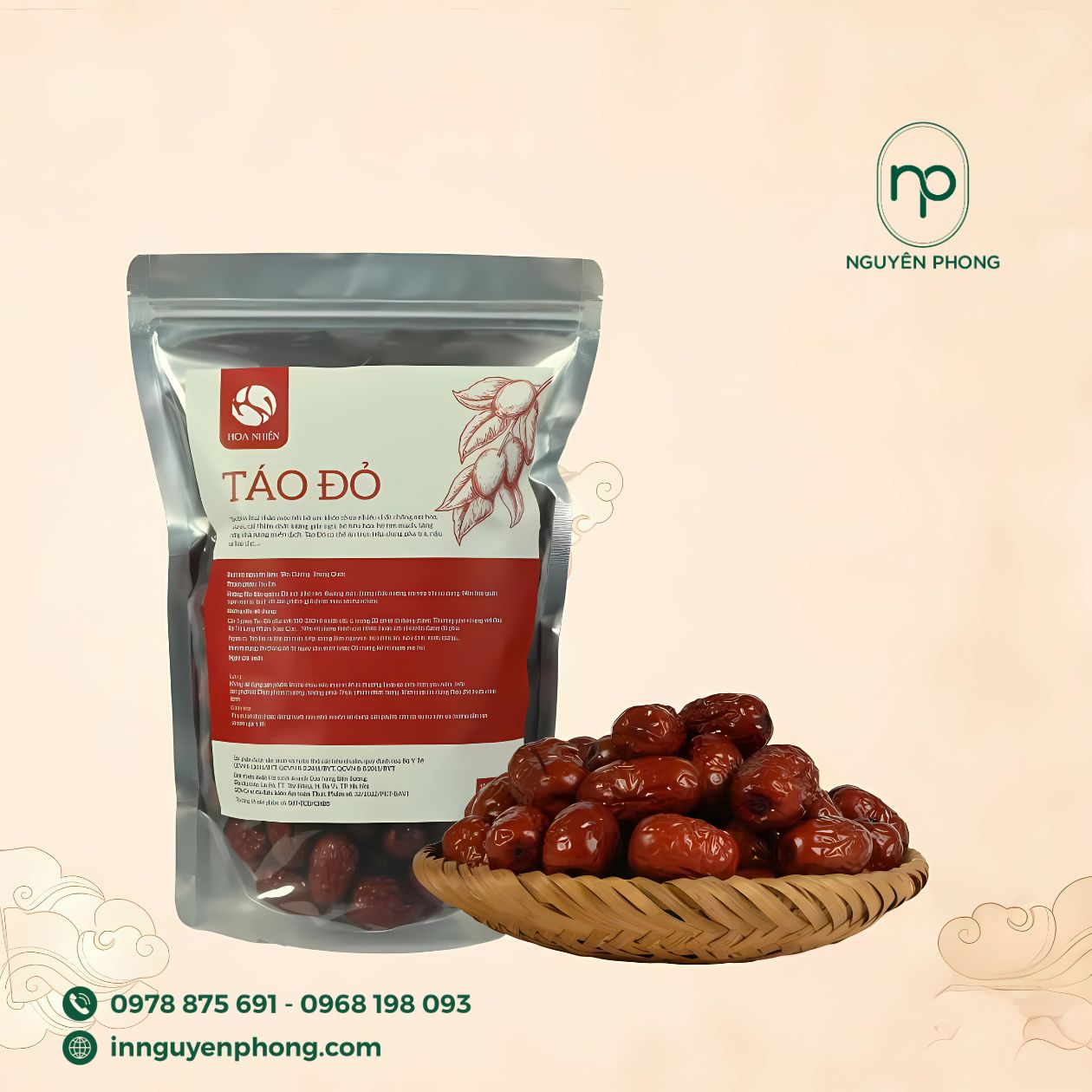 Mẫu tem dán táo đỏ